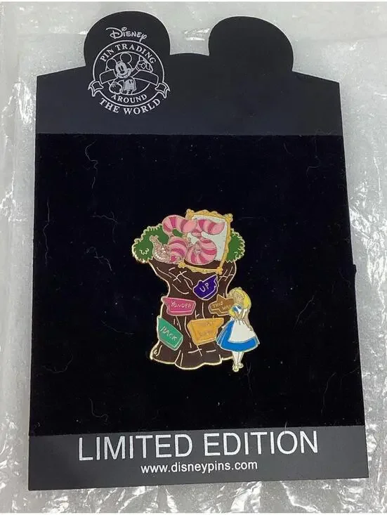 Disney Shopping Alice in Wonderland 55th Anniversary Cheshire Tree LE 250 Pin - Picture 1 of 3